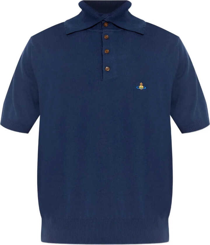 Vivienne Westwood Orb-Embroidered Polo Shirt