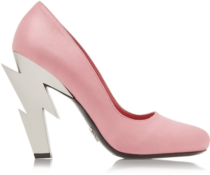 prada pink heels