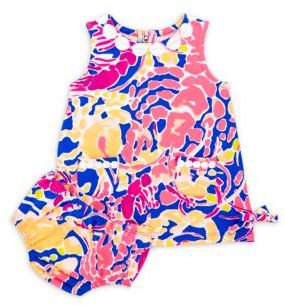 Lilly Pulitzer Baby Lilly Baby's Two-Piece Printed Dress and Bloomers Set