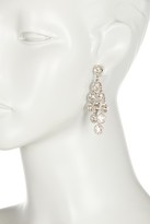 Thumbnail for your product : Natasha Accessories Round Crystal Chandelier Earrings