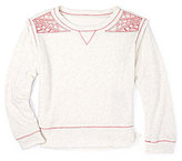 Thumbnail for your product : GB Girls 7-16 French Terry Embellished Top