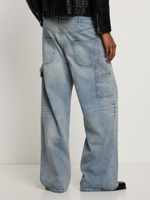 courreges Dirty Blue Baggy Jeans