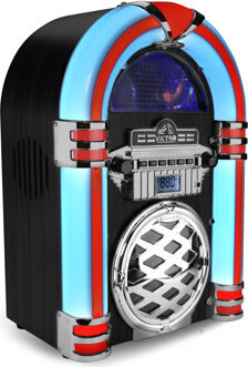 Victor Bluetooth CD Jukebox Speaker with FM Radio & Multicolor LED Lighting