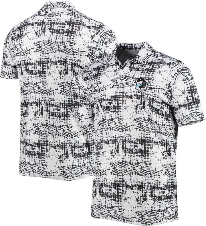 Antigua Men's Black Minnesota United Fc Vivid Polo Shirt