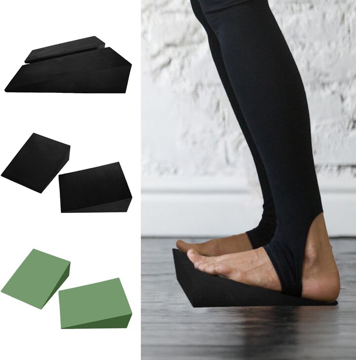 1Pairs Yoga Wedge Blocks EVA Foam Yoga Wedge Stretch Slant Boards Exercise Yoga Block Pilates Wedge Squats Fitness Accessories