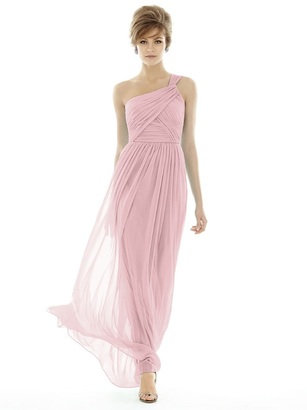Alfred Sung D691 Bridesmaid Dress in BLOSSOM