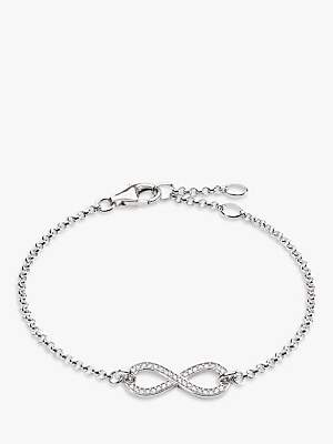Thomas Sabo Glam & Soul Infinity Zirconia Bracelet, Silver