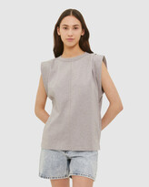 Thumbnail for your product : Jag Women's Purple Singlets - Luna Organic Cotton Tank - Size One Size, L at The Iconic