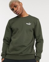 Thumbnail for your product : Puma small logo sweatshirt khaki