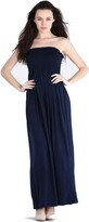 Thumbnail for your product : Crazy Girls Womens Bandeau Boobtube Gathered Sheering Strapless Long Maxi Dress