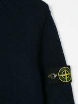Thumbnail for your product : Stone Island Junior logo patch pullover