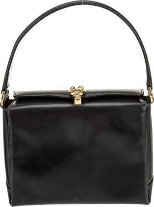 Gucci Leather Top Handle Bag Vintage