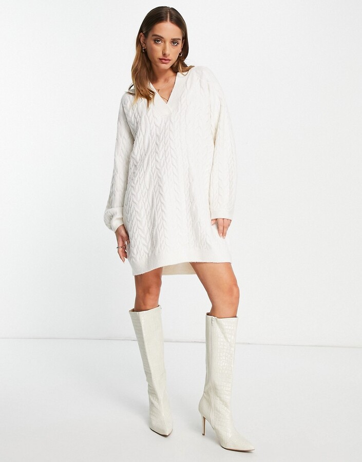 Cable Knit Sweater Dress | Shop the world's largest collection of 