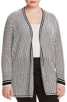 Thumbnail for your product : Nic+Zoe Plus Striped Space Cardigan
