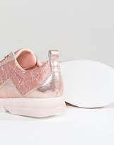 Thumbnail for your product : Free People Stardust Sateen Pink Trainers