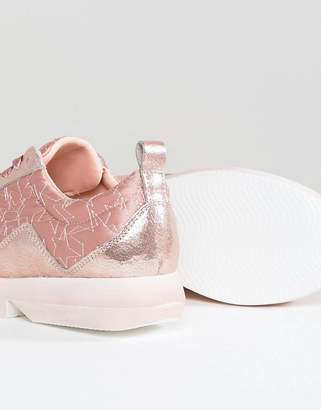 Free People Stardust Sateen Pink Trainers