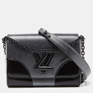 Louis Vuitton Black Epi Leather/Matte Black LV Twist MM Crossbody