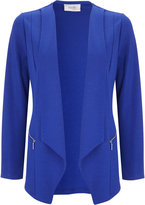 Thumbnail for your product : Wallis Petite Blue Drape Jacket