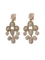 Thumbnail for your product : Oscar de la Renta Crystal chandelier earrings