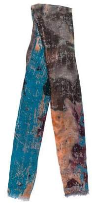Yigal Azrouel Abstract Print Woven Scarf