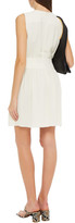 Thumbnail for your product : Theory Gathered Silk Crepe De Chine Mini Dress