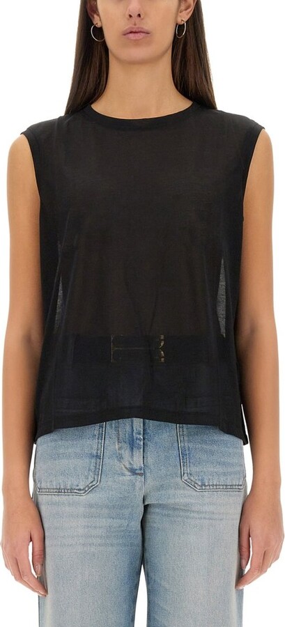 Victoria Beckham Crepe Tank Top
