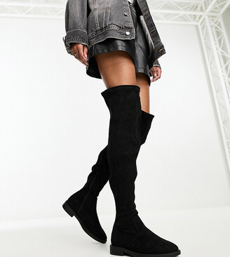 Wide Fit Over The Knee Boots | Shop the world's largest collection of  fashion | ShopStyle UK