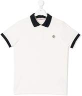 Thumbnail for your product : Moncler Kids contrast trim polo shirt