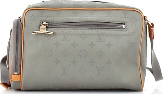 Louis Vuitton Messenger Bag Limited Edition Titanium Monogram Canvas PM  Gray