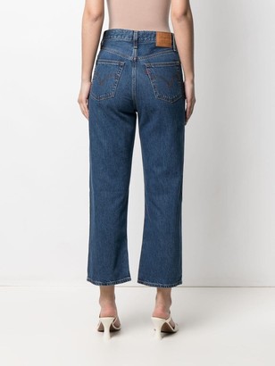Levi's Cropped Straight-Leg Jeans