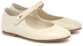 Thumbnail for your product : Bonpoint Ella leather ballet flats