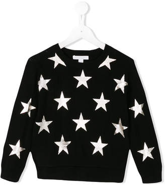 Burberry Kids star print jumper