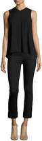 Thumbnail for your product : Helmut Lang Knot-Back Sleeveless Top, Black