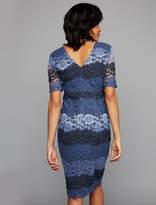 Thumbnail for your product : A Pea in the Pod Colorblock Lace Maternity Dress