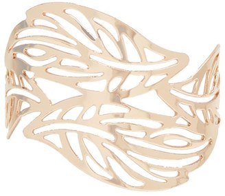 Forever 21 FOREVER 21+ Cutout Leaf Cuff
