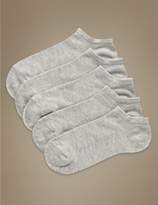 Thumbnail for your product : Marks and Spencer 5 Pair Pack Supersoft Trainer Liner Socks