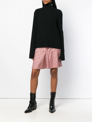 Calvin Klein Tailored Flared Skirt