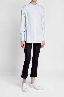 3.1 Phillip Lim Cotton Blouse with Faux Pearls