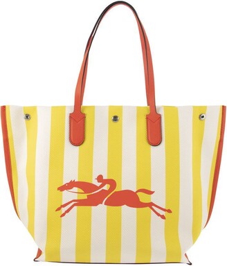 Longchamp Mailbox Yellow Ladies 6.9 x 7.9 x 5.5 in Top Handle Bag