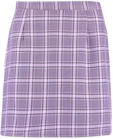 Thumbnail for your product : boohoo Pastel Check A Line Mini Skirt