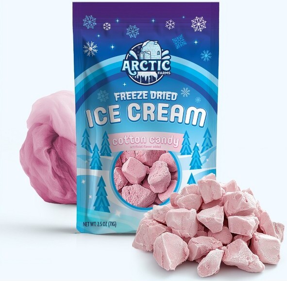 Arctic Farms ArcticFarmsFreezeDriedIceCreamThatDoesNotMelt(Bits)(CottonCandyMix)(2.5oz)