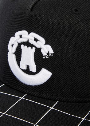 Crooks & Castles Black Embroidered Twill Cap