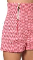 Thumbnail for your product : Versace Houndstooth Stretch Cotton Shorts