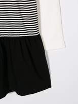 Thumbnail for your product : Liu Jo Kids striped panel sweater dress