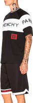 Thumbnail for your product : Givenchy Color Block Logo Tee in Black | FWRD