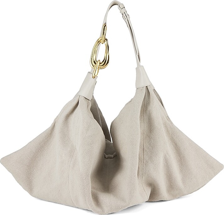 Zimmermann Women's Trampoline Linen Hobo Bag - Natural