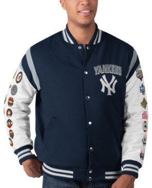 G Iii Sports G-iii Sports Men's New York Yankees Commemorative Goal Varsity  Jacket - ShopStyle Outerwear