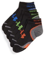 Thumbnail for your product : Under Armour 'Phantom' HeatGear® No-Show Socks (3-Pack) (Big Kid)