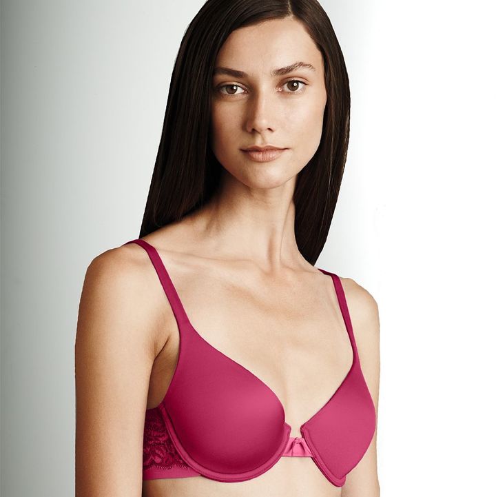 Vera Wang Simply Vera Bra Lace Microfiber Demi Bra Women's