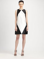 Thumbnail for your product : Lotusgrace Taffeta Diamond-Front Dress